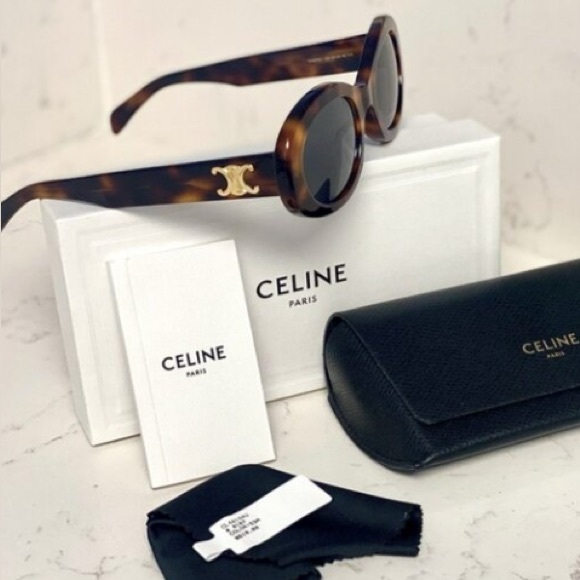 Celine Triomphe Oval Sunglasses - Picture 1 of 6